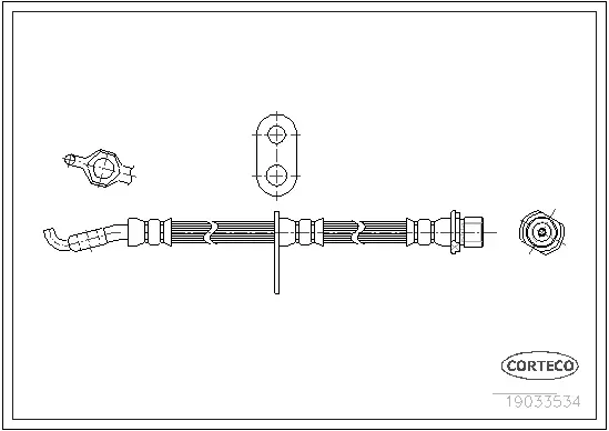 Brake Hose (19033534)