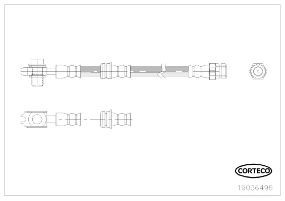 Brake Hose (19036496)