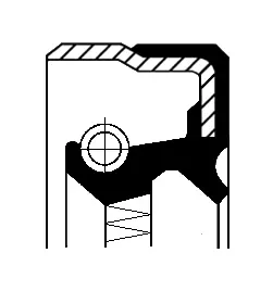 Shaft Seal, wheel hub (01017776B)