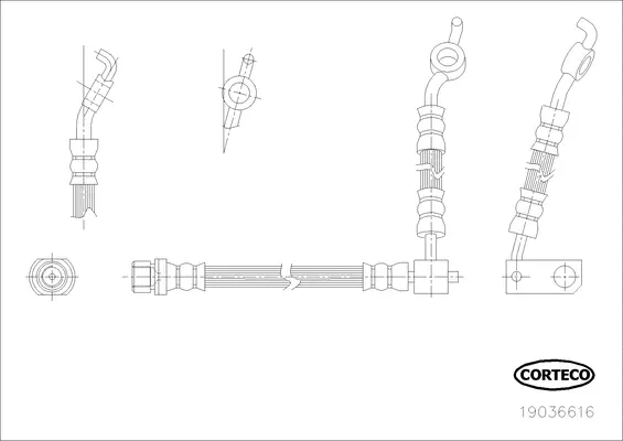 Brake Hose (19036616)