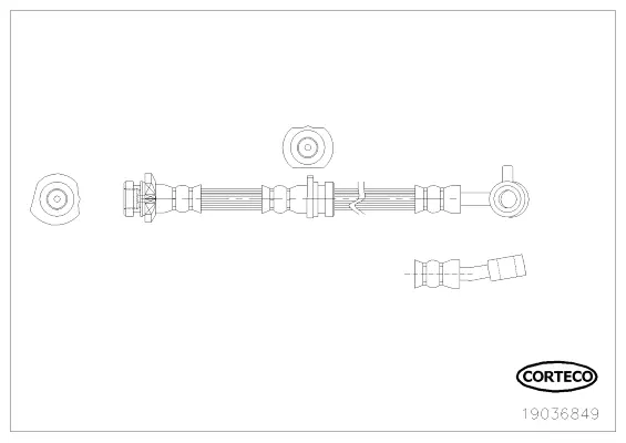 Brake Hose (19036849)