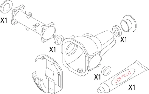 Gasket Set, differential (19536138)