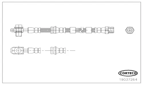 Brake Hose (19037264)