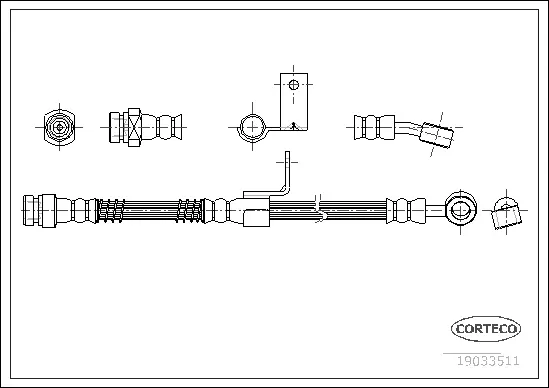 Brake Hose (19033511)
