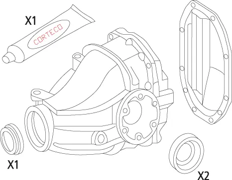 Gasket Set, differential (19535815)