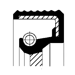 Shaft Seal, crankshaft (01029746B)