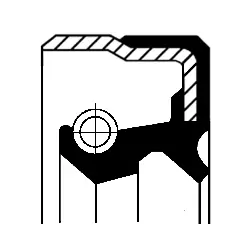Shaft Seal, differential (01026325B)