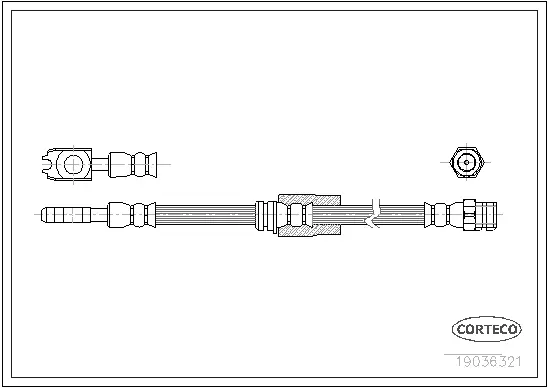 Brake Hose (19036321)