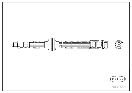 Brake Hose (19034666)