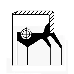 Shaft Seal, manual transmission (12013864B)