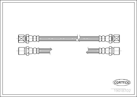 Brake Hose (19018702)