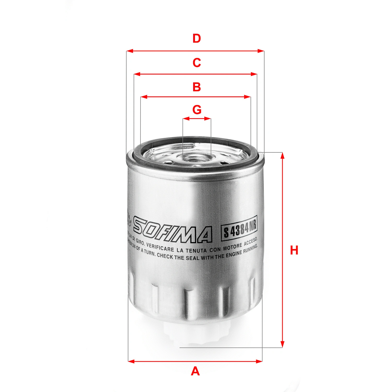 Fuel Filter (S 4329 NR)