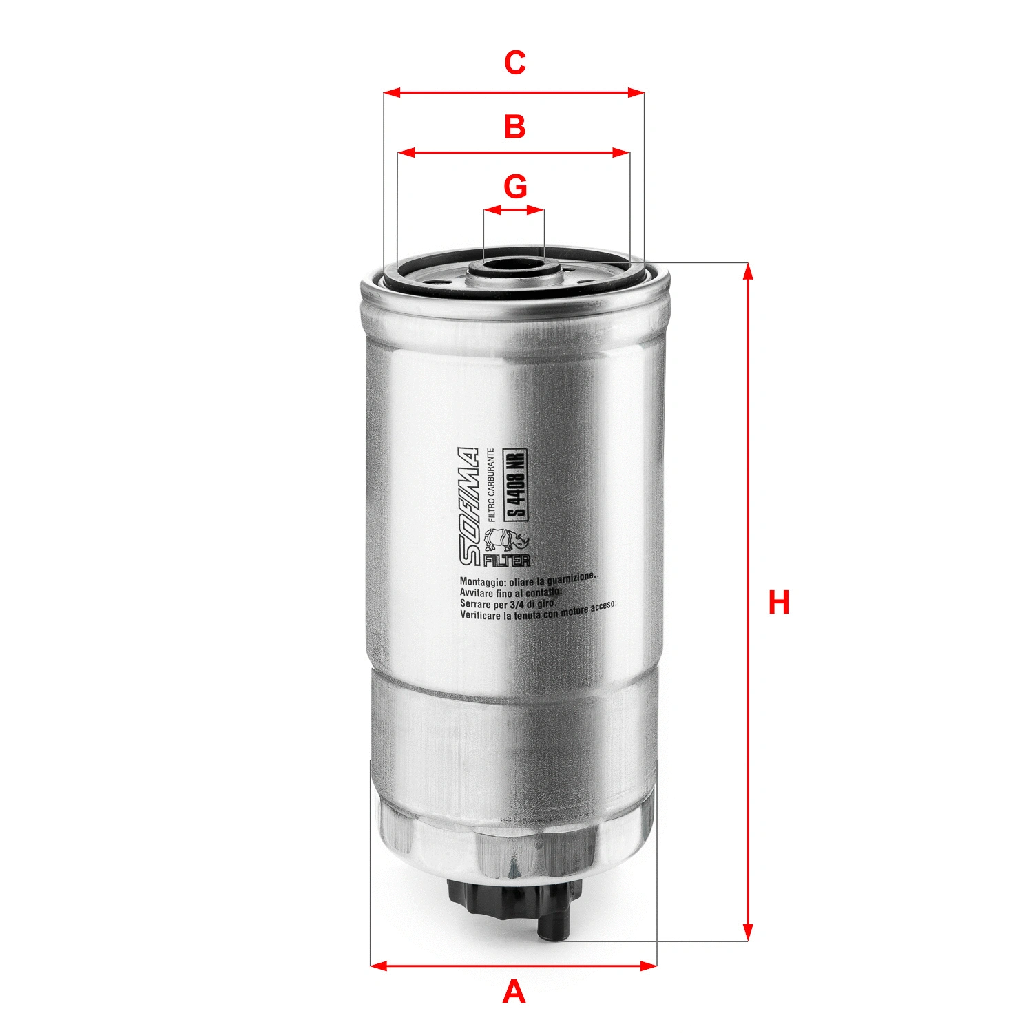 Fuel Filter (S 4408 NR)