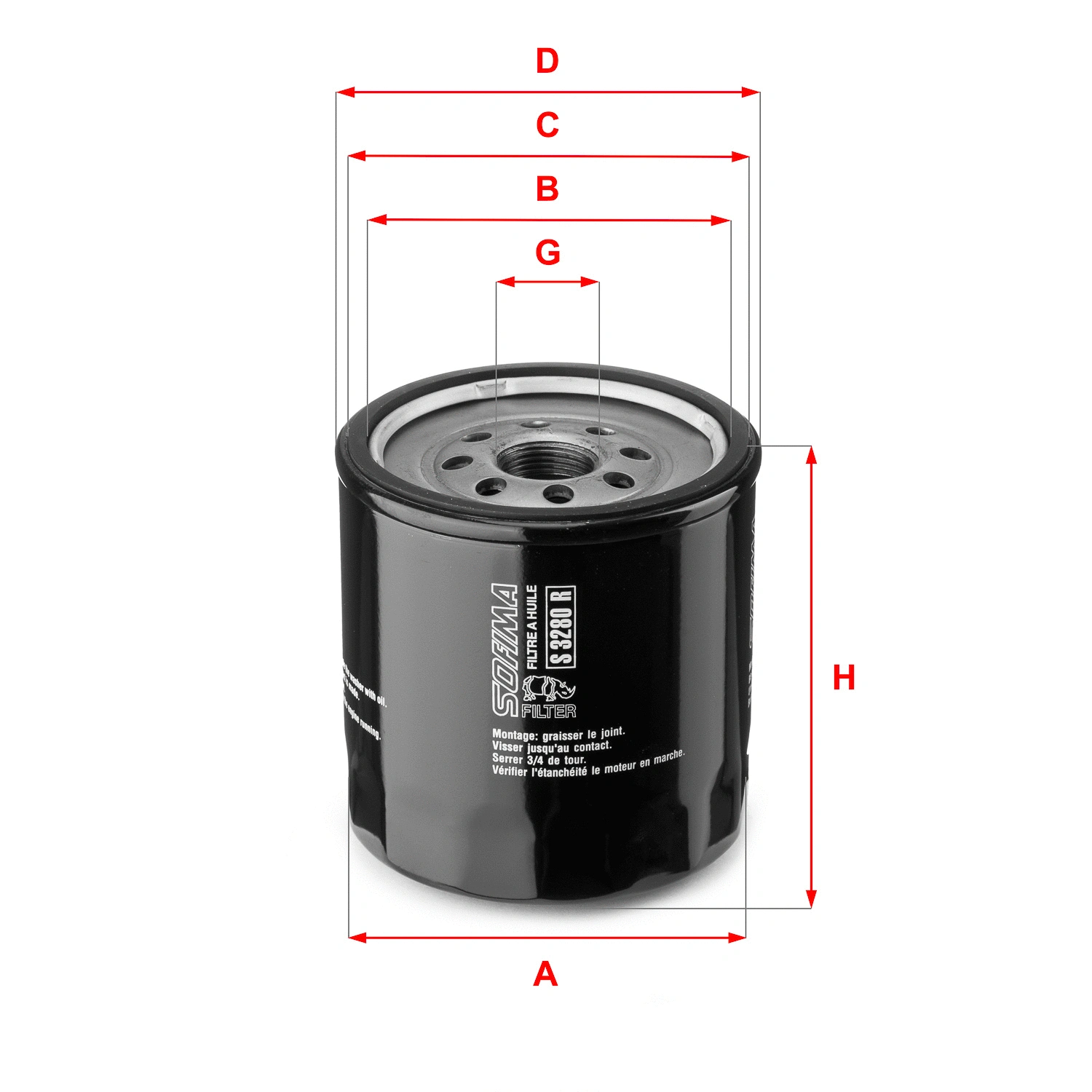 Oil Filter (S 3280 R)