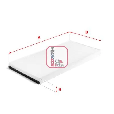 Filter, cabin air (S 3439 C)