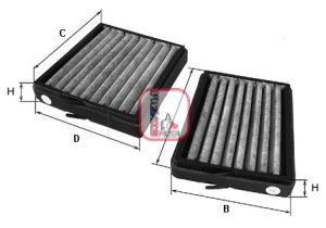 Filter, cabin air (S 4130 CA)