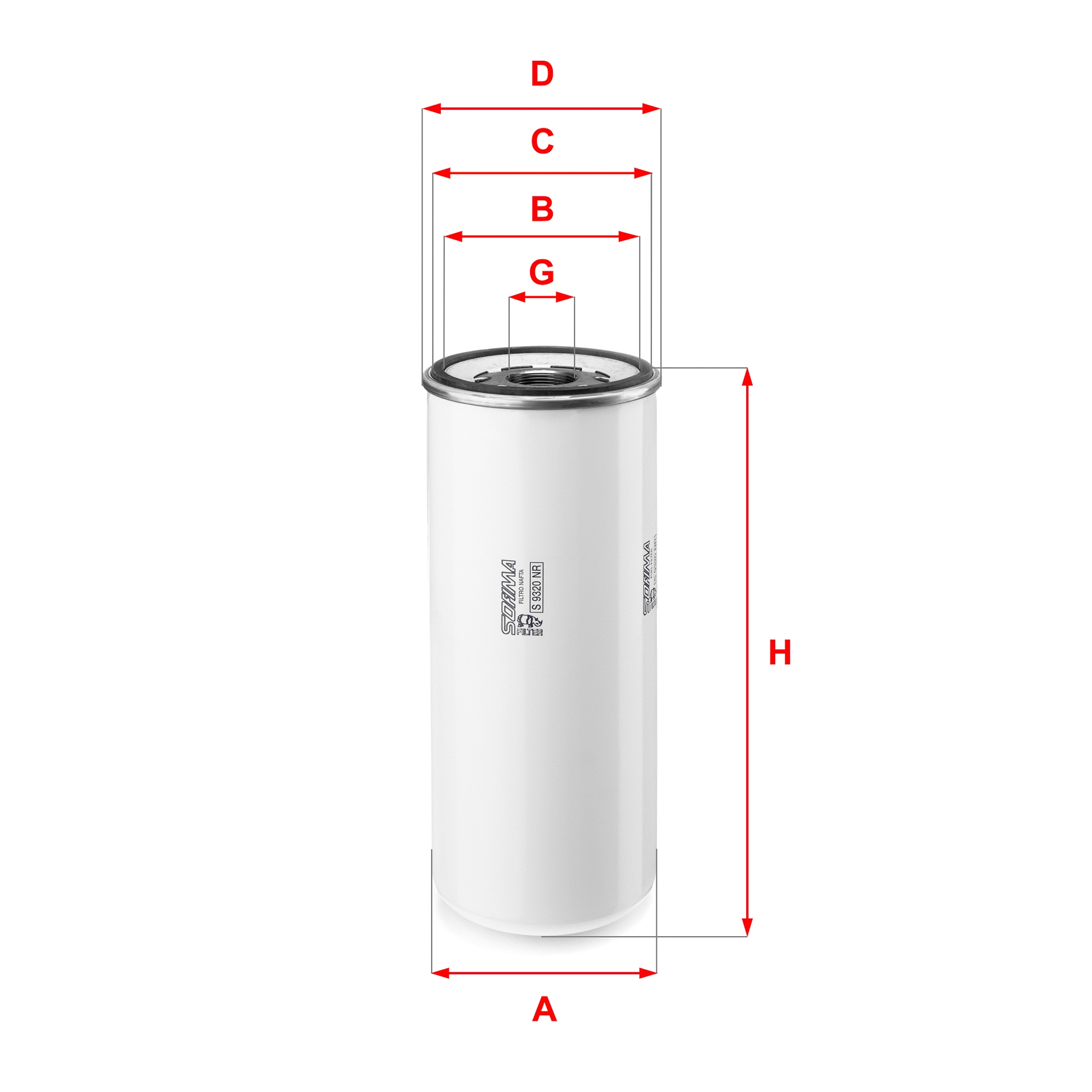 Fuel Filter (S 9320 NR)