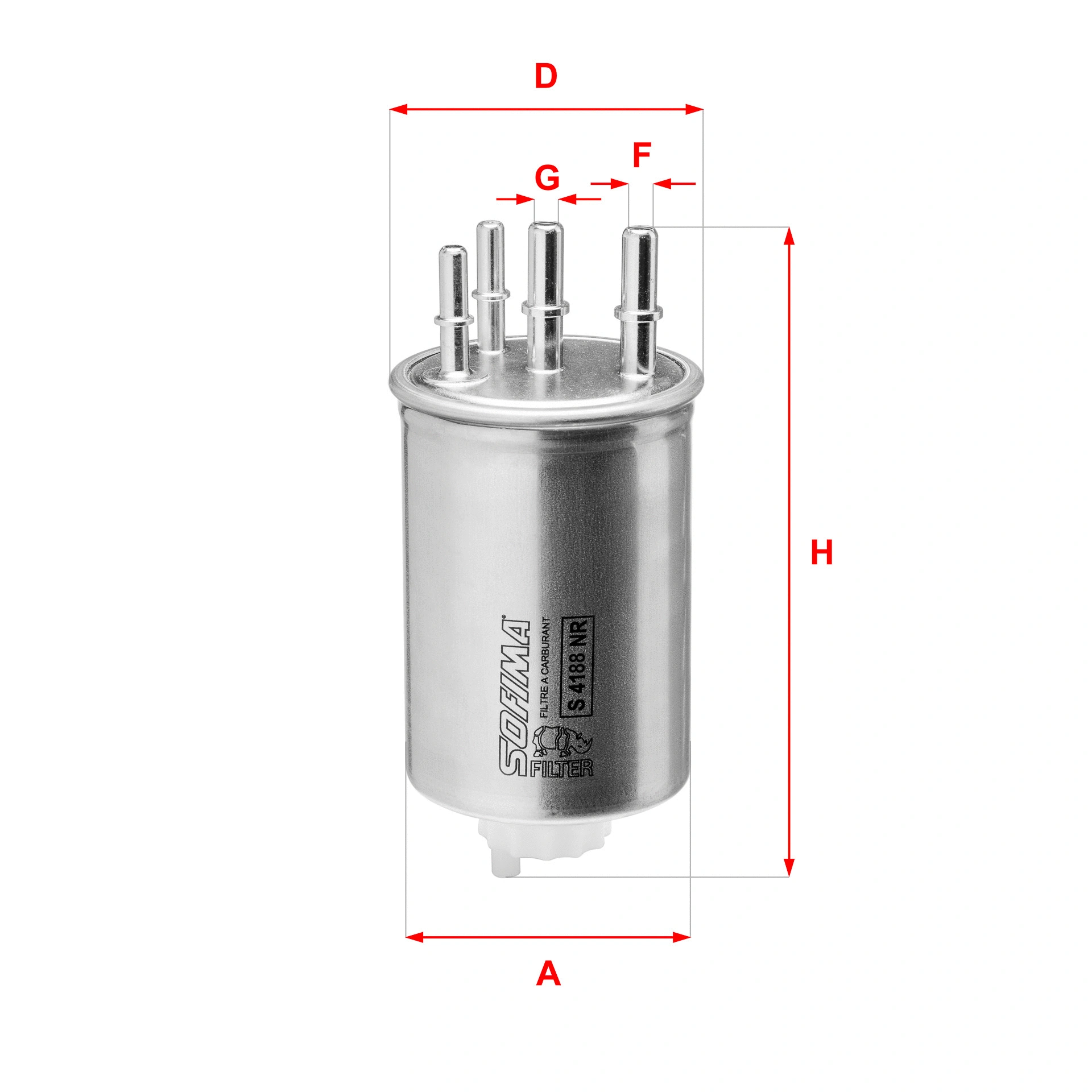 Fuel Filter (S 4188 NR)