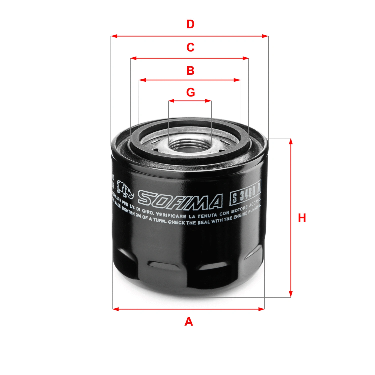Oil Filter (S 3480 R)
