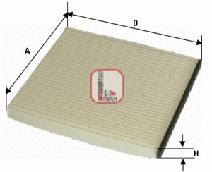 Filter, cabin air (S 3053 C)