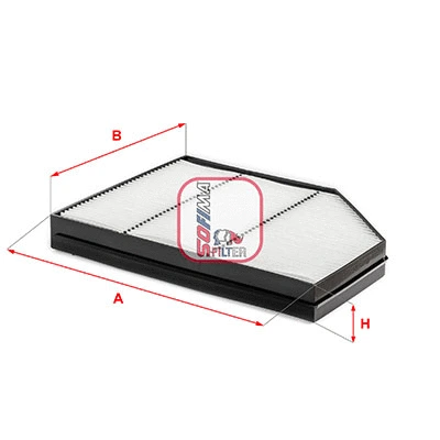 Filter, cabin air (S 3453 C)