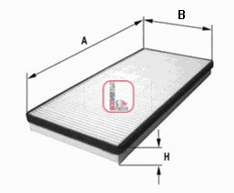Filter, cabin air (S 3022 C)