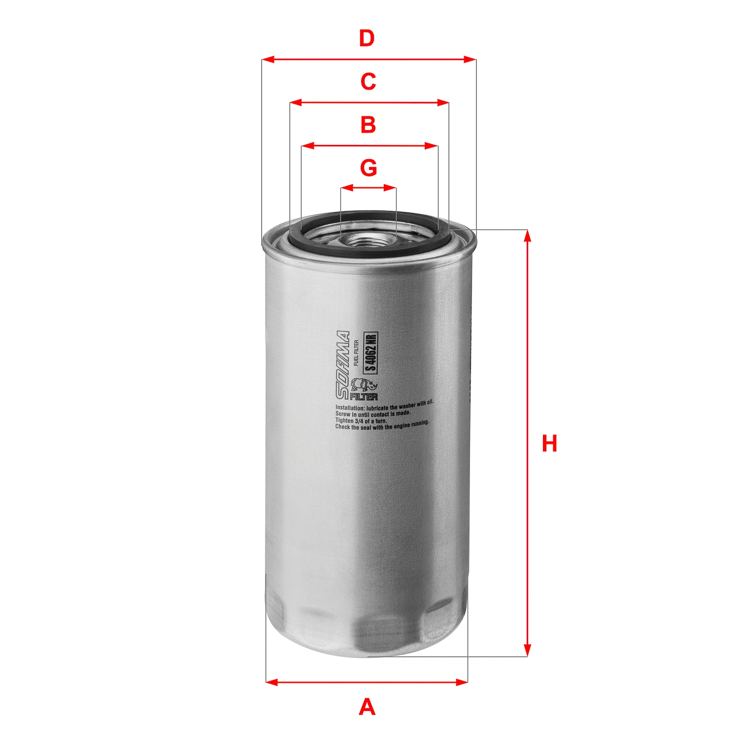 Fuel Filter (S 4062 NR)