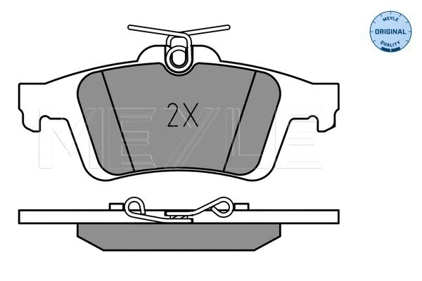 Brake Pad Set, disc brake (025 241 3717)