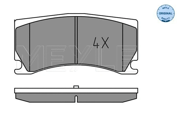 Brake Pad Set, disc brake (025 248 5115)
