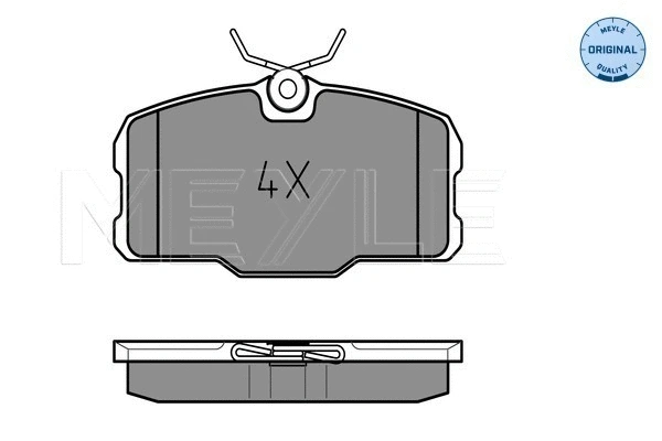 Brake Pad Set, disc brake (025 207 5118)