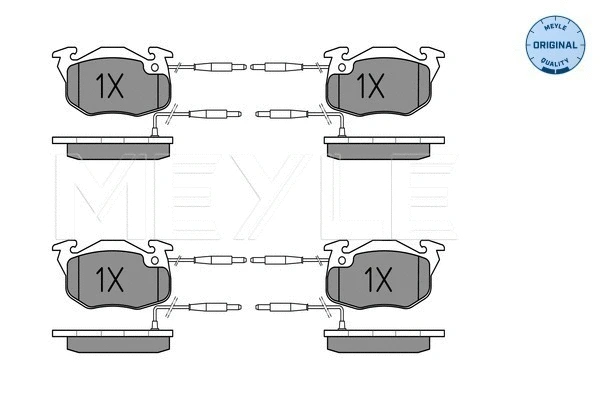 Brake Pad Set, disc brake (025 214 1418/W)