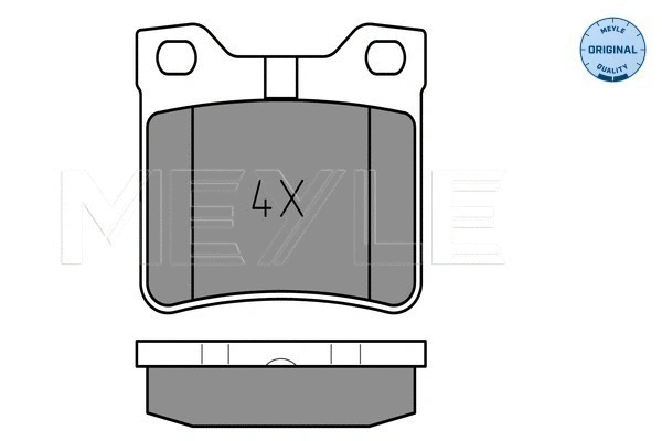 Brake Pad Set, disc brake (025 212 7817)