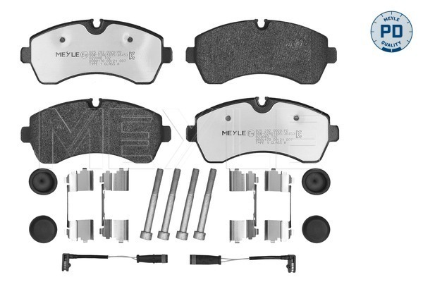 Brake Pad Set, disc brake (025 292 0020/PD)