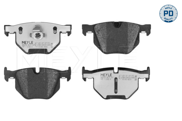 Brake Pad Set, disc brake (025 237 3217/PD)