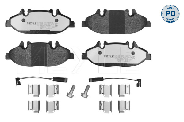 Brake Pad Set, disc brake (025 240 0720/PD)