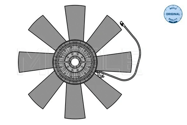 Fan, engine cooling (834 234 0018)
