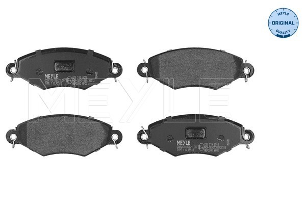 Brake Pad Set, disc brake (025 219 8018)