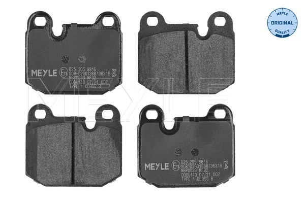 Brake Pad Set, disc brake (025 205 8816)