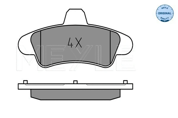 Brake Pad Set, disc brake (025 234 1015/A)