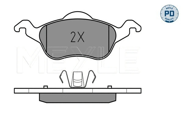 Brake Pad Set, disc brake (025 231 5419/PD)