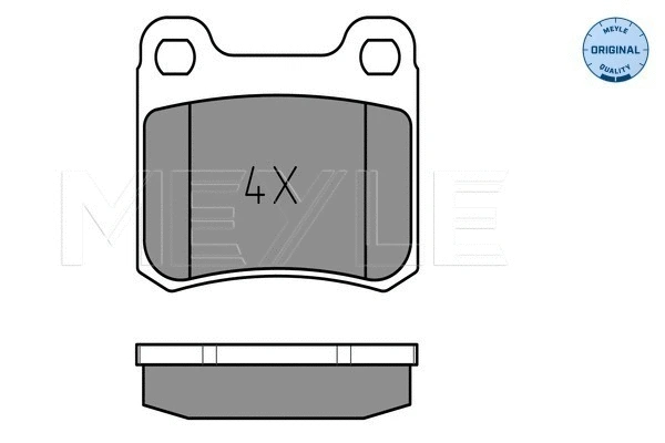 Brake Pad Set, disc brake (025 206 8713)