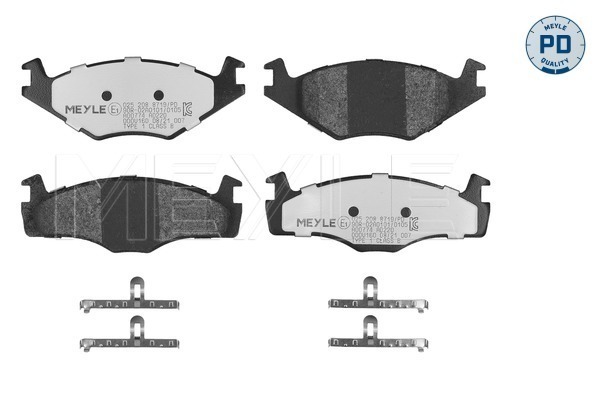 Brake Pad Set, disc brake (025 208 8719/PD)