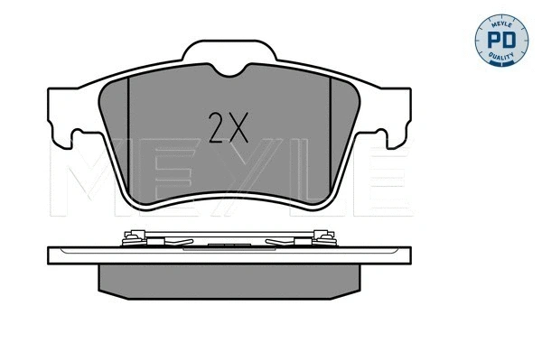 Brake Pad Set, disc brake (025 234 8216/PD)