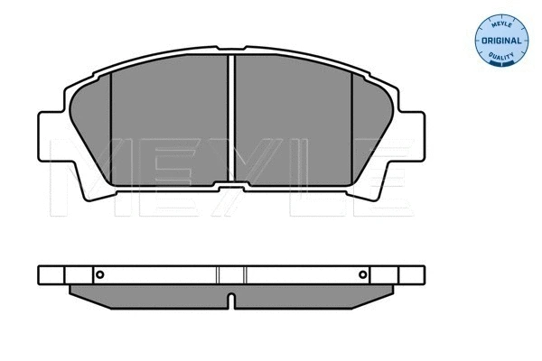 Brake Pad Set, disc brake (025 219 6115/W)