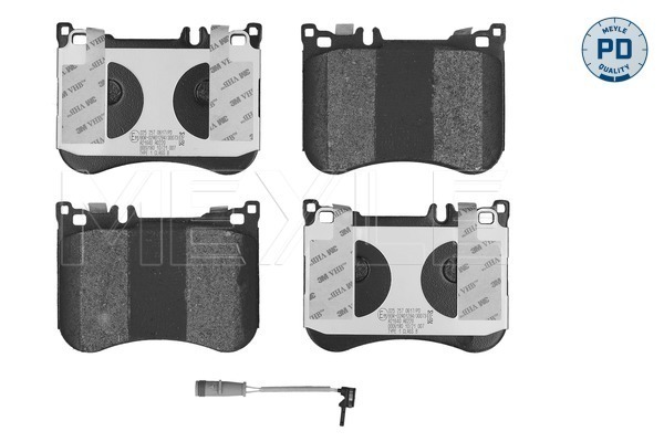Brake Pad Set, disc brake (025 257 0617/PD)