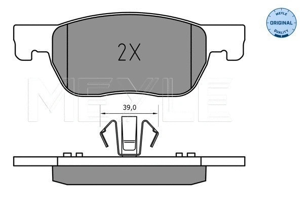 Brake Pad Set, disc brake (025 223 4220)