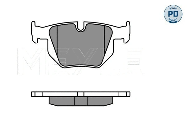 Brake Pad Set, disc brake (025 235 5017/PD)