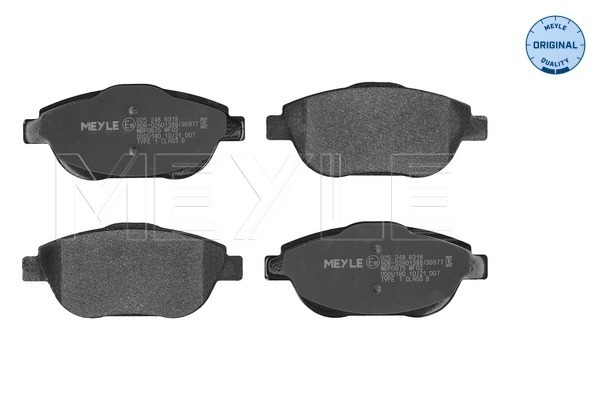 Brake Pad Set, disc brake (025 248 8318)