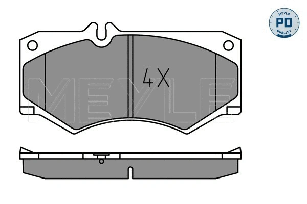 Brake Pad Set, disc brake (025 207 8418/PD)