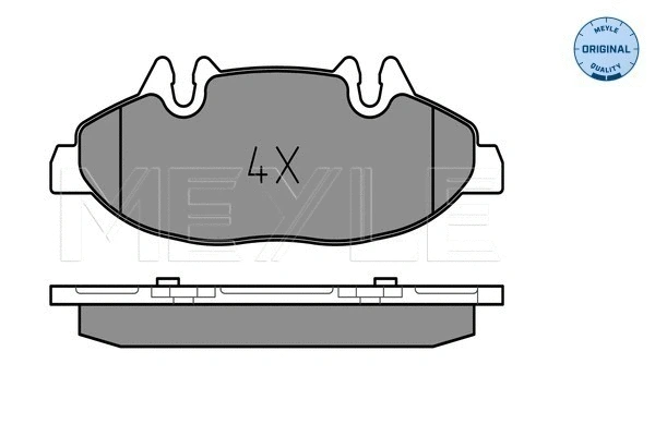 Brake Pad Set, disc brake (025 240 0720)